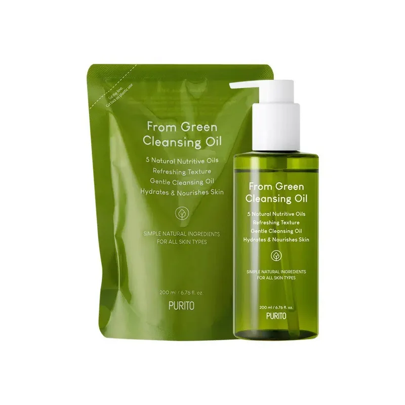 Purito From Green Cleansing Oil Олія гідрофільна очищаюча 200 мл + 200 мл
