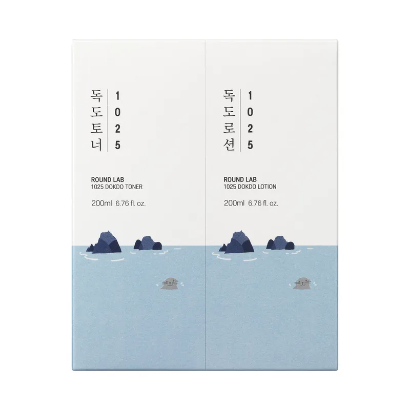 ROUND LAB 1025 Dokdo Toner Lotion Special Set,Набір 200 мл + 200 мл