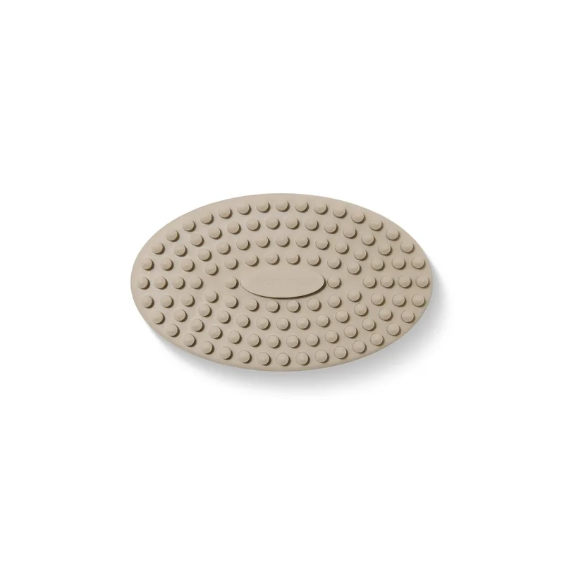 Mon Mou Soft Body Brush Taupe Силіконова щітка для тіла