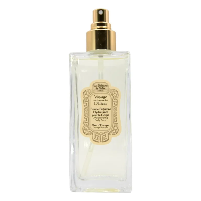 Зволожуючий спрей для тіла з ароматом квітів апельсина LA SULTANE DE SABA Moisturizing Mist Orange Blossom Fragrance — обʼєм 200 мл