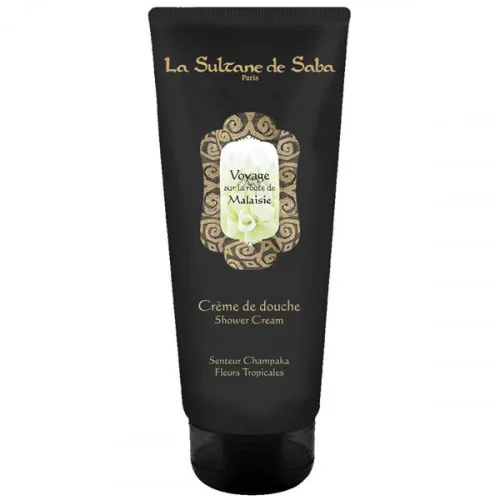Крем для душу "Чампаки та тропічні квіти" - La Sultane de Saba Champaka &amp; Tropical Flowers Shower Cream Malaysia 10ml