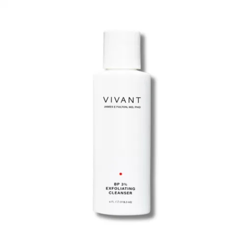 Очищуючий відлущуючий гель проти акне - Vivant Skin Сare BP 3% Exfolianting Cleanser