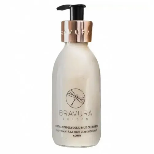 2 в 1 засіб для вмивання та маска для глибокого очищення пор - Bravura London Hot Cloth Volcanic Mud Cleanser &amp; Mask