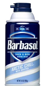 Barbasol Arctic Chill Піна-крем для гоління "Арктична прохолода" з ментолом