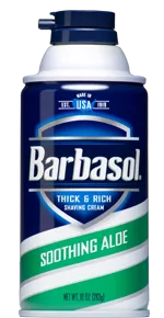Крем-піна для гоління Barbasol Soothing Aloe Shaving з алое для сухої шкіри 283 г (051009002731)