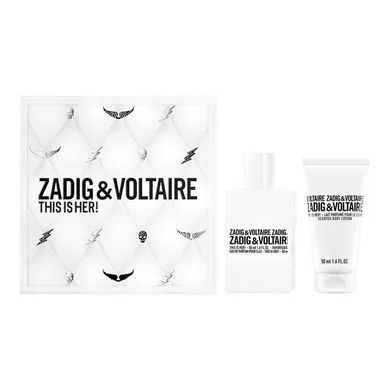 Zadig&Voltaire This Is Her! парфумований набір для жінок (edp 50ml+b/lot 50ml)