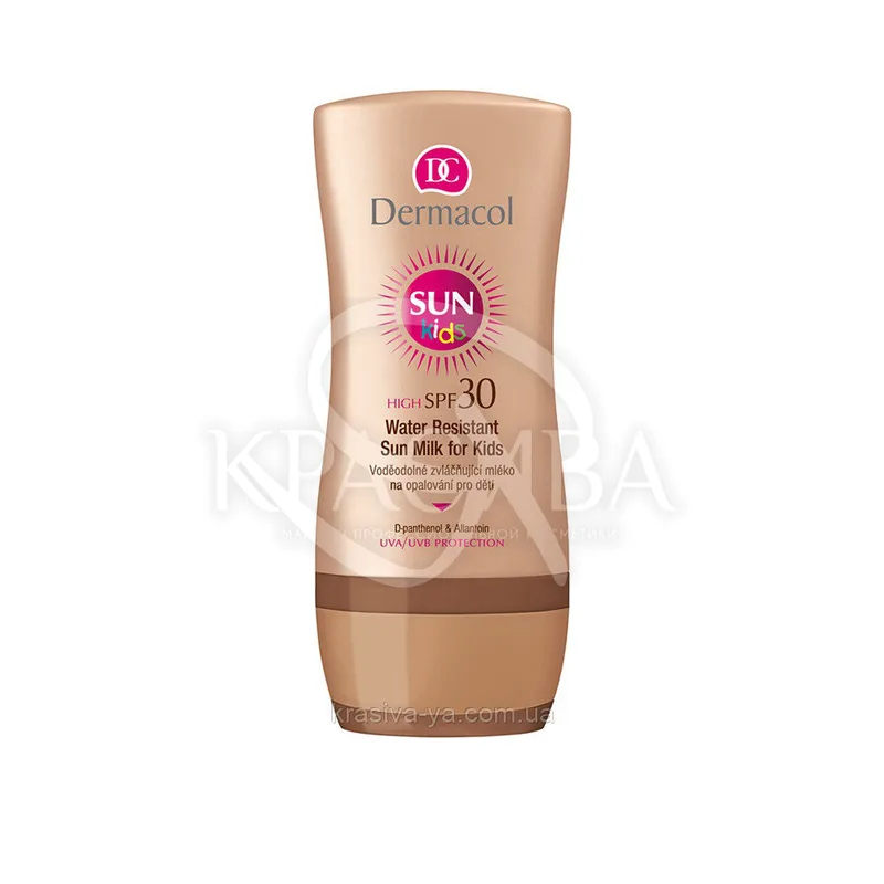 DC SUN Kids Milk Молочко для засмаги дитячої шкіри SPF 30 водостійкий, пом'якшувальний, 200 мл