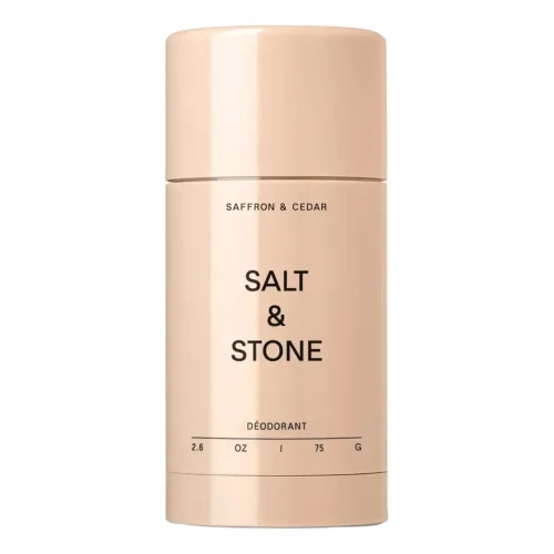 Натуральний дезодорант з ароматом шафрану та кедру SALT & STONE Natural Deodorant Saffron & Cedar - Formula Nº 1 — вага 75 г