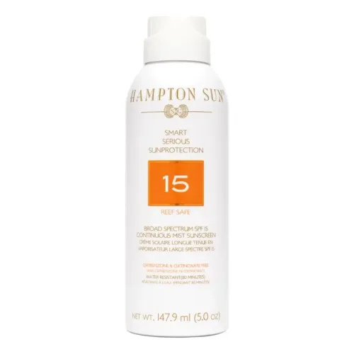 Сонцезахисний спрей HAMPTON SUN SPF 15 Continuous Mist Sunscreen — обʼєм 147.9 мл