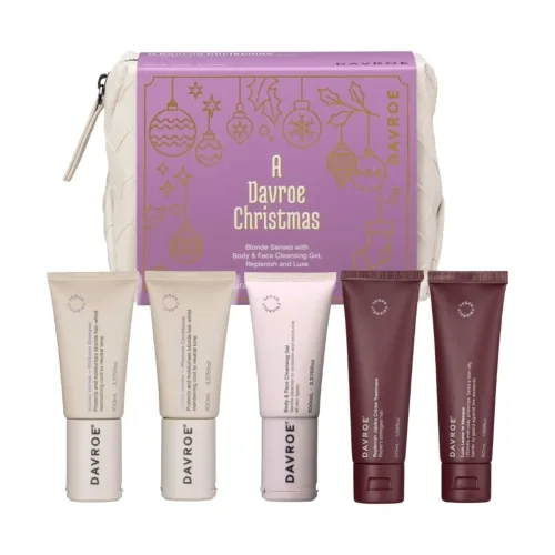 Різдвяний набір для догляду за блондом у тревел-форматі DAVROE Blonde Senses Travel Pack