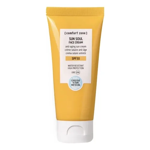 Антивіковий сонцезахисний крем для обличчя з SPF 30 COMFORT ZONE Sun Soul Face Cream SPF 30 — обʼєм 60 мл