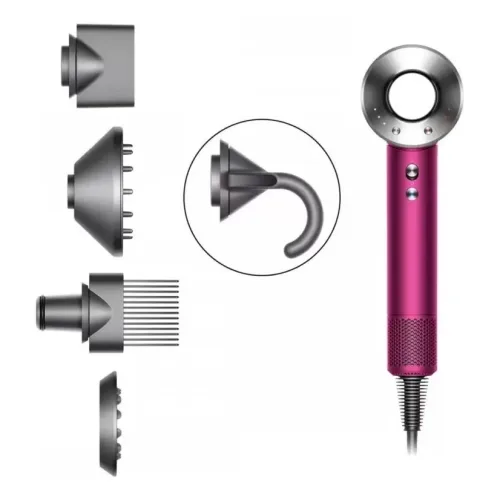 Фен для волосся DYSON Фен Supersonic HD07 Фуксія/Нікель