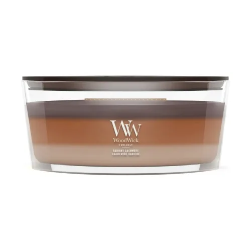 Ароматична свічка з тришаровим ароматом WOODWICK Ellipse Trilogy Radiant Cashmere — вага 453 г