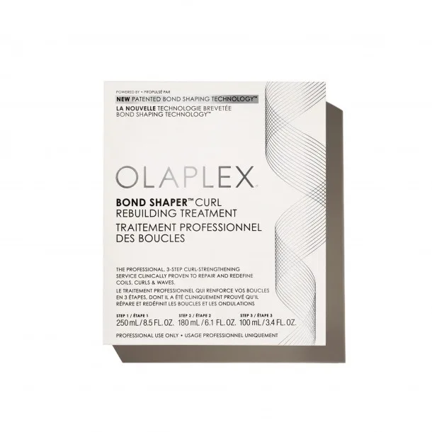 Комплексний Набір Системи для Молекулярного Відновлення Кудрів Olaplex Bond Shaper Curl Rebuilding Treatment 3 SKU