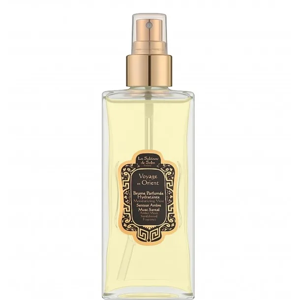 Зволожуючий спрей для тіла Амбра, Мускус і Сандалове дерево LA SULTANE DE SABA Body Mist Moisturizing Amber Musk Sandalwood — обʼєм 200 мл