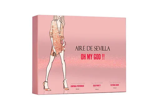 Парфумерний подарунковий набір для жінок Instituto Español "AIRE DE SEVILLA OH MY GOD"