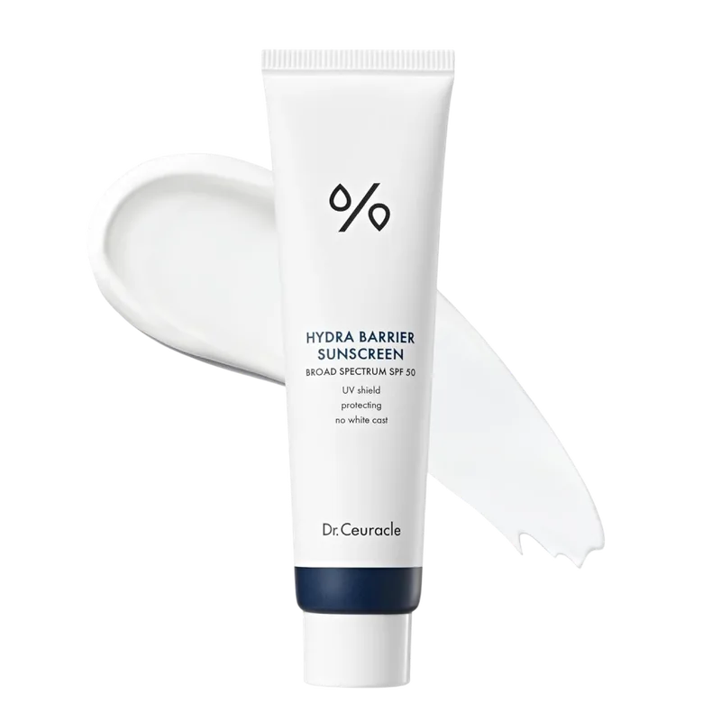 Dr.Ceuracle Hydra Barrier Sunscreen – зволожуючий сонцезахисний крем на фізичних фільтрів 50 мл (УЦІНКА: термін придатності до 22.01.2027)