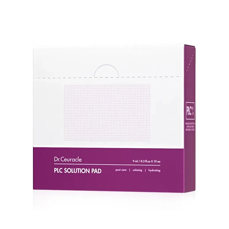 Dr.Ceuracle PLC Solution Pad Пади для миттєвого заспокоєння чутливої та зневодненої шкіри, 9 мл*10 шт