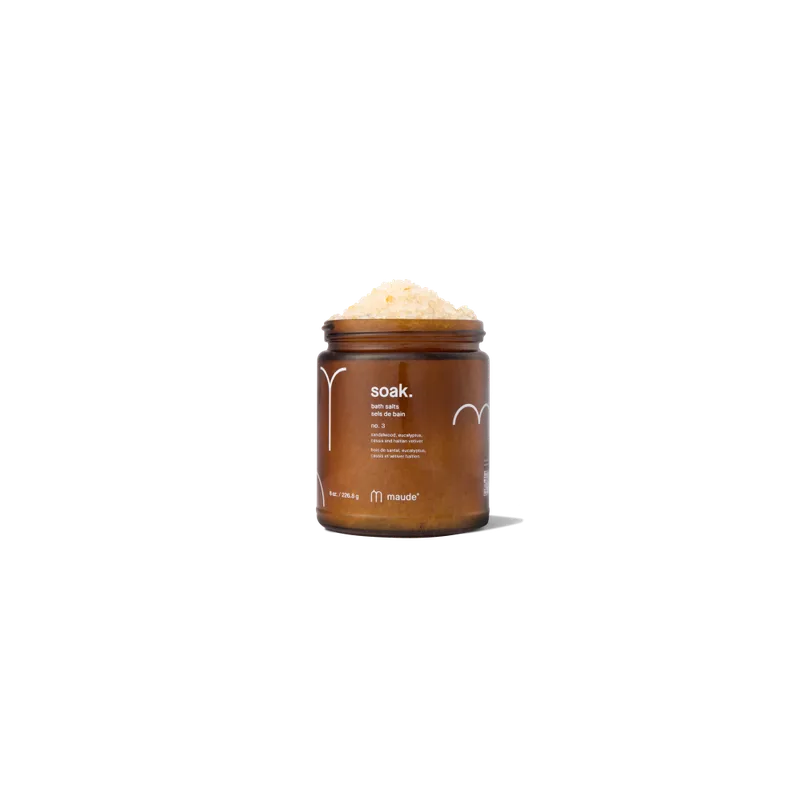 Maude Soak no.3 eucalyptus and sandalwood Мінеральна сіль для ванни - аромат №3 евкаліпт та сандалове дерево