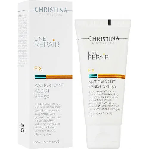 Антиоксидантний лосьйон з SPF 50 для обличчя - Christina Line Repair Fix Antioxidant Assist SPF 50 10ml
