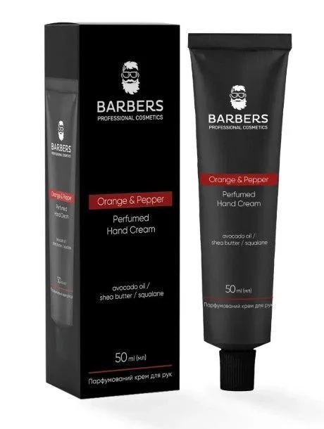Barbers Парфумований крем для рук Orange&Pepper