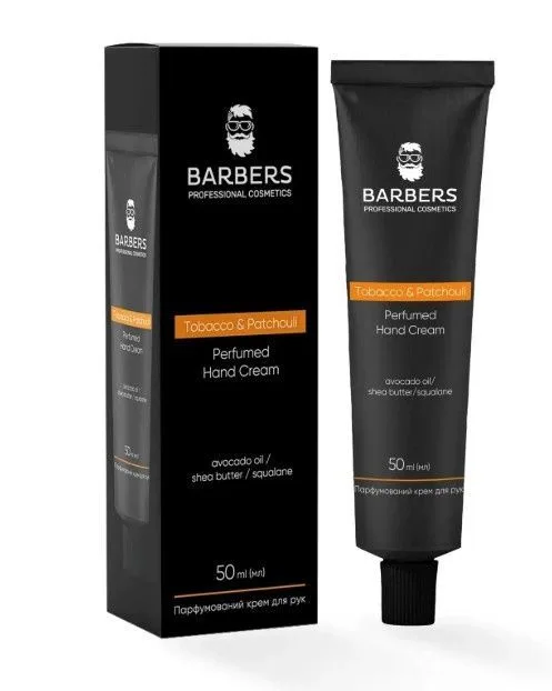 Barbers Парфумований крем для рук Tabacco&Patchouli