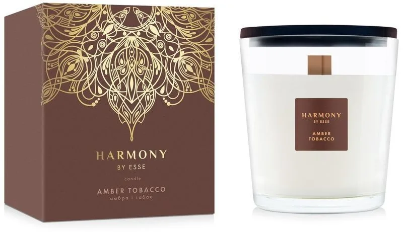 ESSE HOME HARMONY СВІЧКА ''АМБРА І ТАБАК"