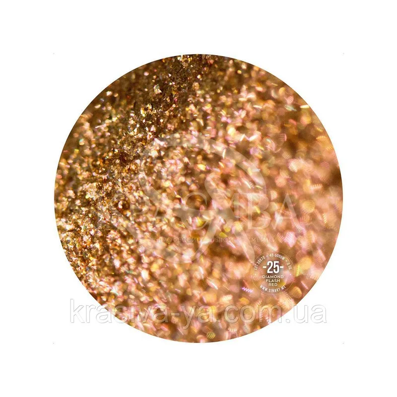 Sinart Пігмент Diamond Flash Red ( слюда, вимагає бази )
