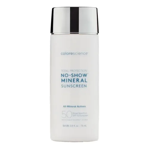Прозорий мінеральний сонцезахисний флюїд COLORESCIENCE Total Protection No-Show Mineral Sunscreen SPF 50 — обʼєм 78 мл 78 мл