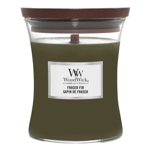 Ароматична свічка з ароматом свіжозрізаної ялини WOODWICK Medium Frasier Fir — вага 275 г