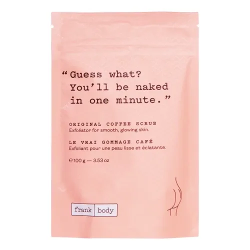 Кавовий скраб для тіла FRANK BODY Original Coffee Scrub — вага