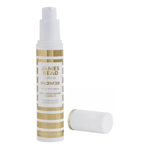 Експрес-сироватка для обличчя з ефектом засмаги JAMES READ Glow 20 Facial Tan Serum — обʼєм 50 мл
