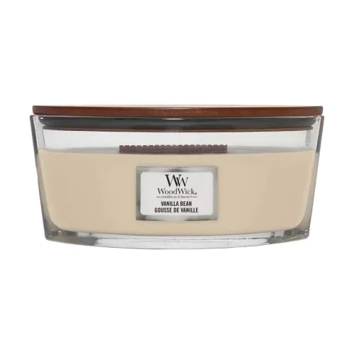 Ароматична свічка з ароматом чистої ванілі WOODWICK Ellipse Vanilla Bean — вага 453 г