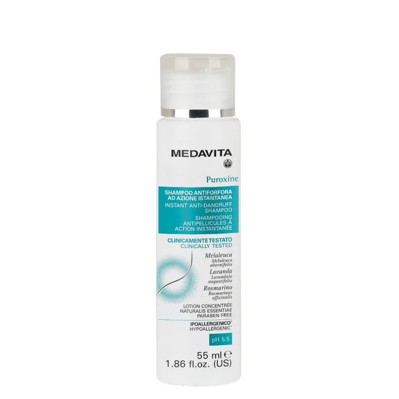Medavita Puroxine Shampoo Instant Anti-Dandruff Інтенсивний шампунь проти лупи миттєвої дії