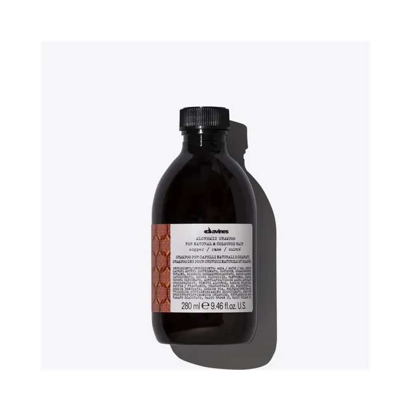 Davines ALCHEMIC Shampoo Шампунь з прямими пігментами для підсилення кольору волосся мідний 280 мл