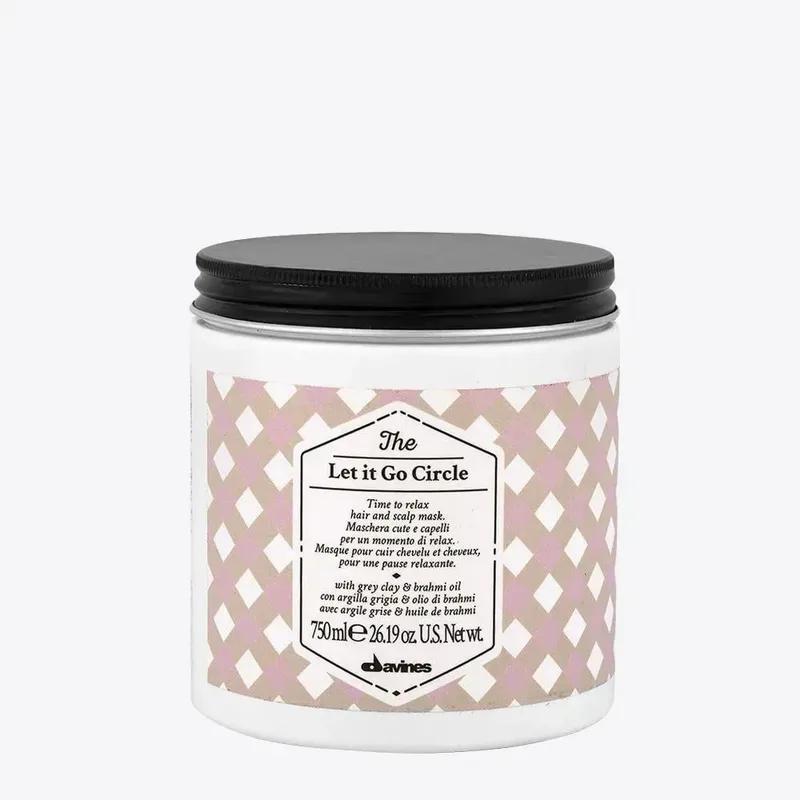 Davines THE LET IT GO CIRCLE Маска для відновлення водного балансу волосся та шкіри голови 750 мл