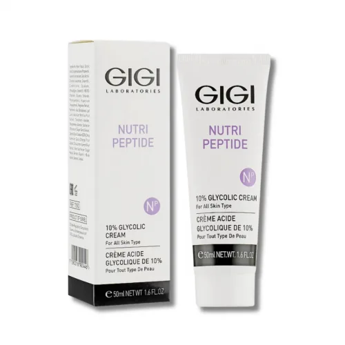 Пептидний крем із 10% гліколевою кислотою - GiGi Nutri-Peptide 10% Glycol Acid Cream