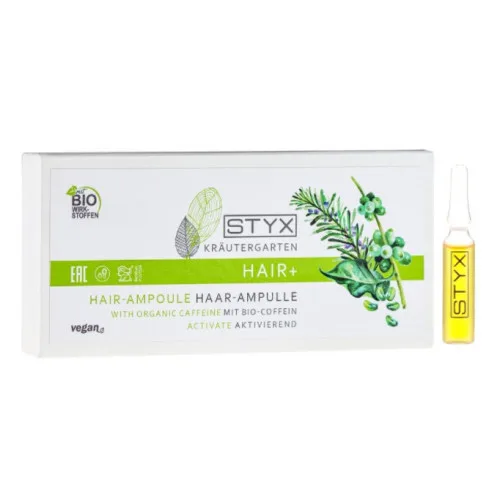 Ампули для волосся з біо-кофеїном - Styx Naturcosmetic Hair-Ampoule With Organic Caffeine 400ml