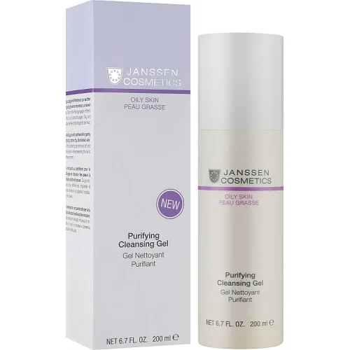 Очищаючий гель - Janssen Cosmetics Oily Skin Purifying Cleansing Gel 250ml