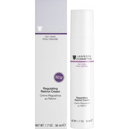Регулюючий крем із ретинолом - Janssen Cosmetics Oily Skin Regulating Retinol Cream