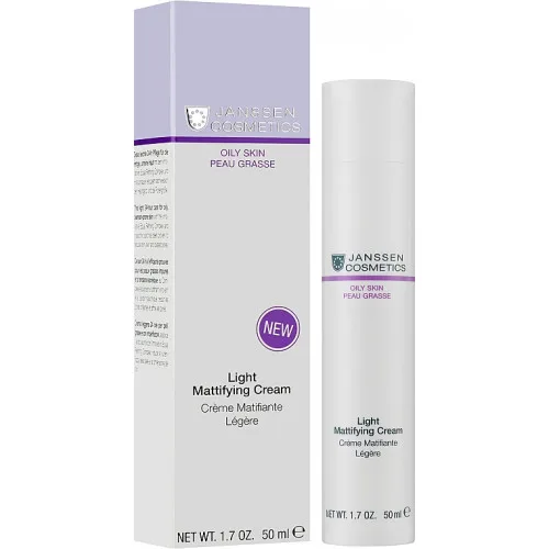 Легкий матуючий крем - Janssen Cosmetics Oily Skin Light Mattifying Cream