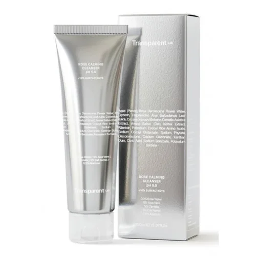 Ніжний очищувач для обличчя - Transparent Lab Rose Calming Cleanser pH 5.5 200ml