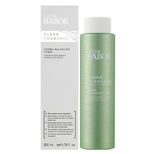 Балансуючий тонер для обличчя - Babor Herbal Balancing Toner 15ml