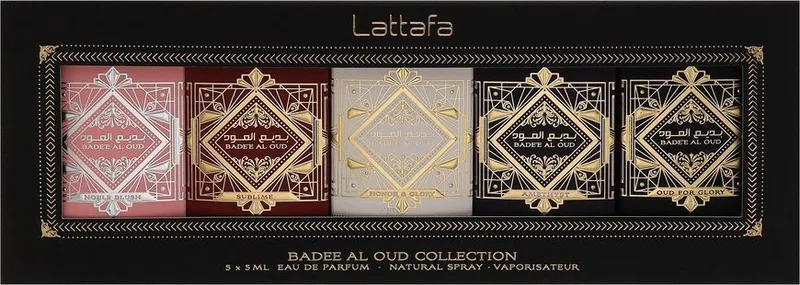Lattafa Bade'e Al Oud Mini Collection набір парфумованих вод унісекс 5 × 5 мл