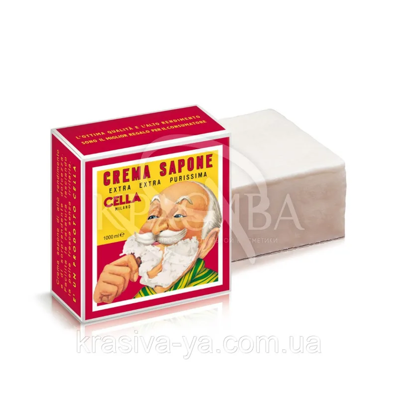 Професійна крем-мило із запахом мигдалю (на 300 сеансів гоління) Shavins Cream Soap, 1000 г