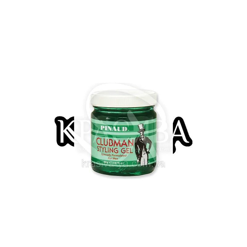 Гель для укладання волосся нормальної фіксації Clubman Styling Gel, 473 г