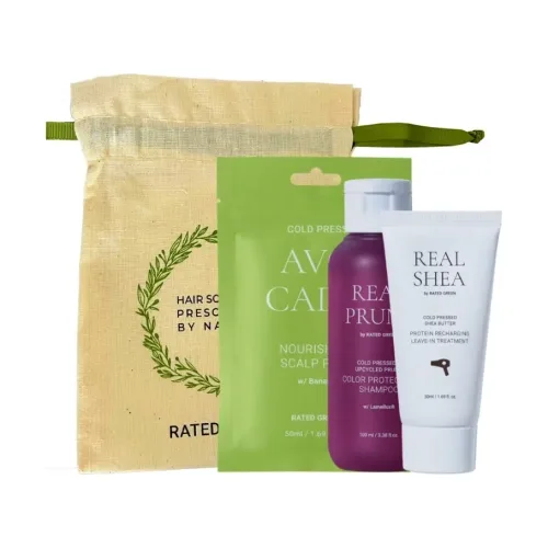 Набір мініатюр з шампунем Real Prune RATED GREEN Real Prune & Avocado Set