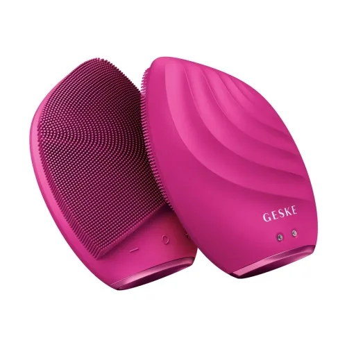 Електронна звукова щітка для обличчя 5 в 1 GESKE Sonic Facial Brush 5 in 1 — відтінок Magenta Magenta