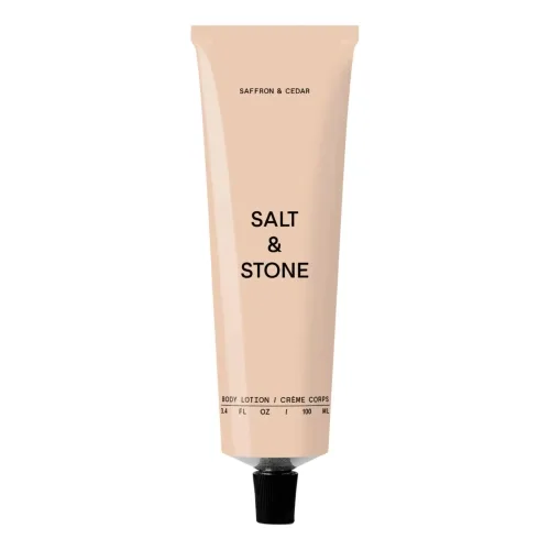 Зволожувальний лосьйон для тіла з ароматом шафрану та кедру SALT & STONE Body Lotion Saffron & Cedar — обʼєм 100 мл