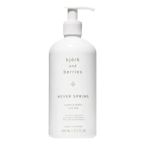 Лосьйон для рук і тіла BJORK & BERRIES Never Spring Hand & Body Lotion — обʼєм 400 мл